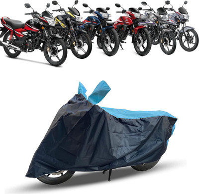 AutoGalaxy Waterproof Two Wheeler Cover for Honda(CB Shine, Blue, Black)