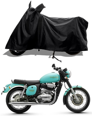 GROFATIK Two Wheeler Cover for JAWA(42 BS6, Black)