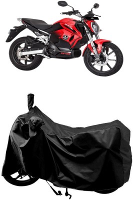 AutoKick Two Wheeler Cover for Revolt(Motors RV 400 BS6, Black)