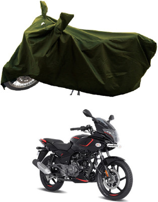 GROFATIK Two Wheeler Cover for Bajaj(Pulsar 180F, Green)