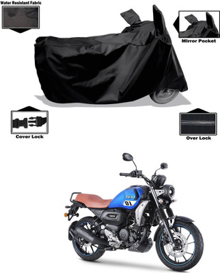 GOSHIV-car and bike accessories Waterproof Two Wheeler Cover for Yamaha(FZ-S Fi Version 3.0 BS6, Black)