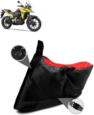 GOSHIV-car and bike accessories Waterproof Two Wheeler Cover for Suzuki(Red)