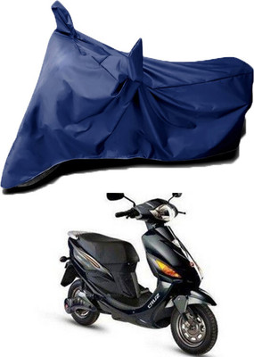 DeepShakshi AUTOMOTIVE Waterproof Two Wheeler Cover for Hero(Electric Cruz BS6, Blue)