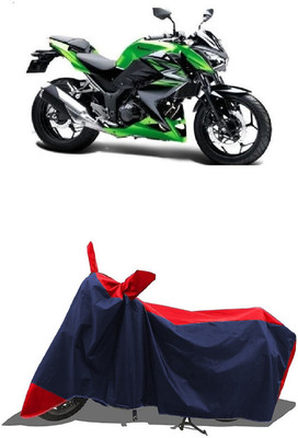 SUGASHRI Waterproof Two Wheeler Cover for Kawasaki(Z250, Red, Blue)