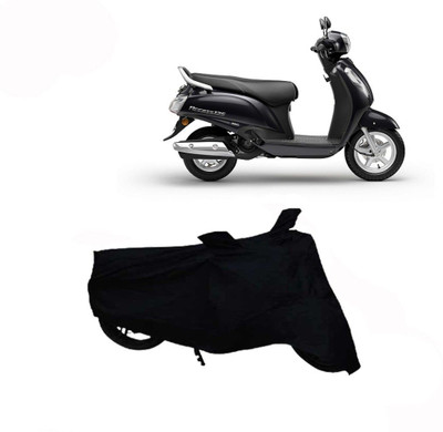 DeepShakshi AUTOMOTIVE Waterproof Two Wheeler Cover for Suzuki(Access 125, Black)