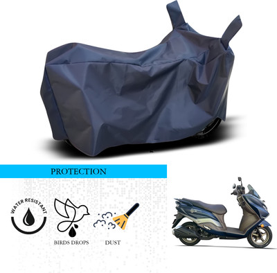 ANTHUB Waterproof Two Wheeler Cover for Suzuki(Burgman Street 125, Blue)