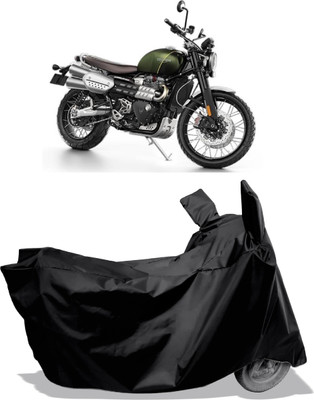 Amexride Two Wheeler Cover for Triumph(Scrambler 1200 BS6, Black)