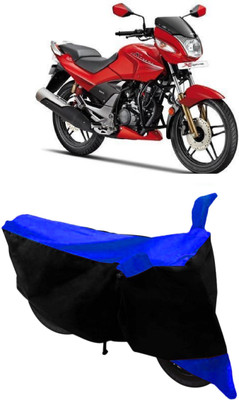 Varnwal E Commerce Waterproof Two Wheeler Cover for Hero(CBZ Extreme, Blue, Black)
