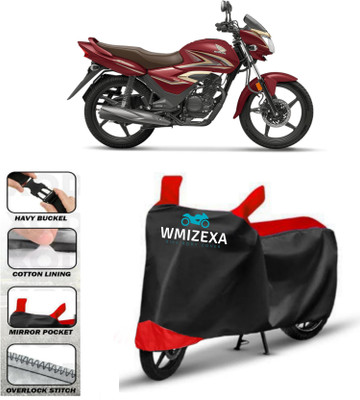 WMIZEXA Two Wheeler Cover for Universal For Bike(Shine, Red, Black)