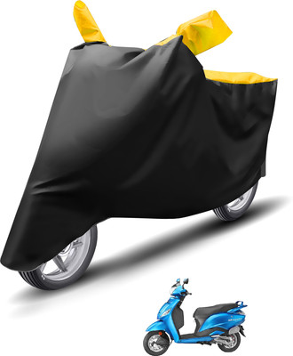 Caronix Waterproof Two Wheeler Cover for Hero(Maestro, Yellow)