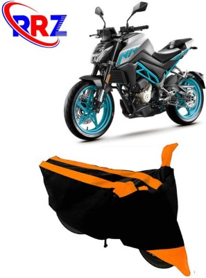 RRZ Waterproof Two Wheeler Cover for CFMoto(300NK, Black, Orange)