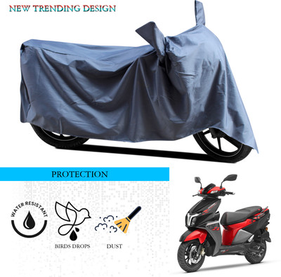 ANTHUB Waterproof Two Wheeler Cover for TVS(Ntorq 125, Grey)