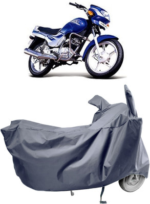 Amexride Two Wheeler Cover for TVS(Victor GLX, Grey)