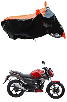 VESMEI Two Wheeler Cover for TVS(RED 125, Orange)