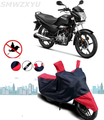smwzxyu Waterproof Two Wheeler Cover for Hero(Splendor PRO, Red, Black, Multicolor)