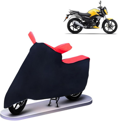 KEDIT Two Wheeler Cover for TVS(Raider, Red, Black)
