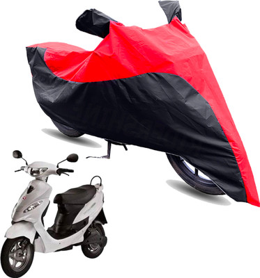 FurniGully Two Wheeler Cover for Hero(Electric E-Sprint, Red, Black)