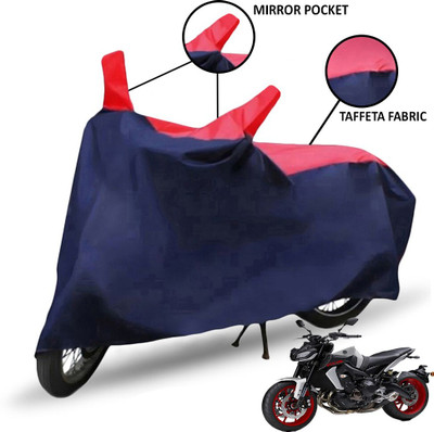 MMSSTAR Waterproof Two Wheeler Cover for Yamaha(MT 9, Red, Blue)