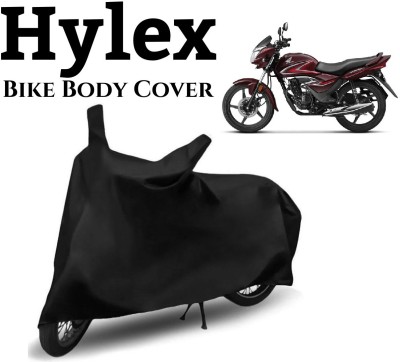 Hylex Two Wheeler Cover for Hero(CB Shine, Black)