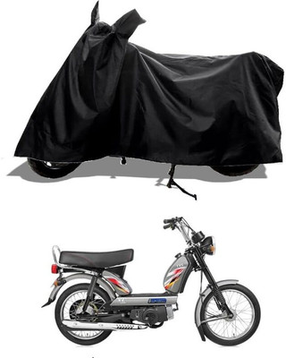 KEDIT Two Wheeler Cover for TVS(XL 100 Heavy Duty, Black)
