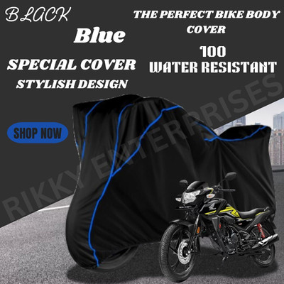 Shiv Kanha Waterproof Two Wheeler Cover for Honda(SP 125, Black)