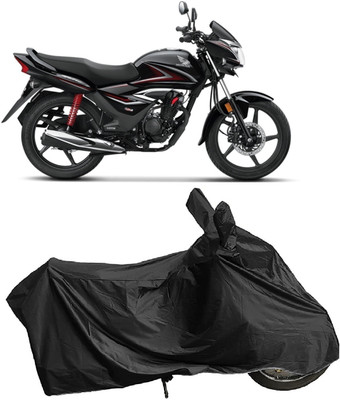 DIGGU Two Wheeler Cover for Honda(CB Shine, Black)