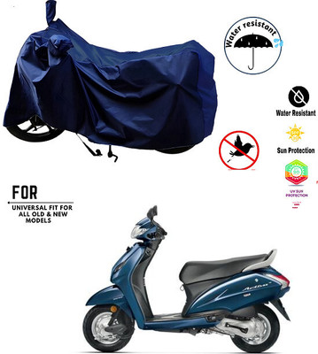 SK AUTO Waterproof Two Wheeler Cover for Honda(Activa, Blue)