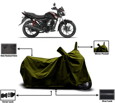 Amexride Two Wheeler Cover for Suzuki(Sling Shot, Green)