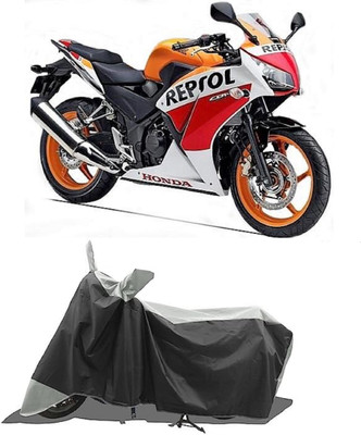 GROFATIK Two Wheeler Cover for Honda(CBR 250R, Grey)