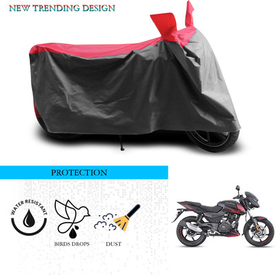 ANTHUB Waterproof Two Wheeler Cover for Bajaj(Pulsar 180, Grey, Red)