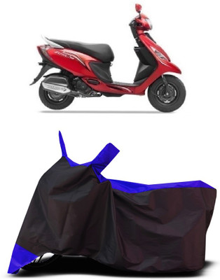 Mdstar Waterproof Two Wheeler Cover for TVS(Zest 110 BS6, Blue)