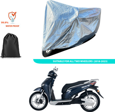 GOSHIV-car and bike accessories Waterproof Two Wheeler Cover for Okinawa(Silver)