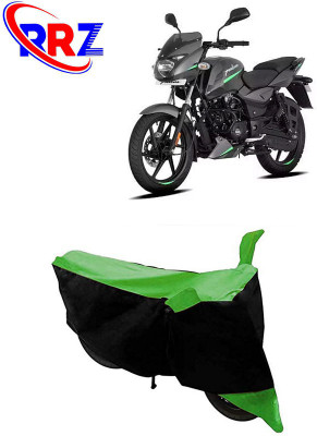RRZ Waterproof Two Wheeler Cover for Bajaj(Pulsar 125 Neon, Black, Green)