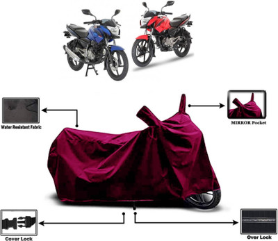 KEDIT Two Wheeler Cover for Bajaj(Pulsar 135 LS DTS-i, Maroon)
