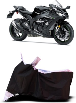 VESMEI Two Wheeler Cover for Kawasaki(Z400, White)