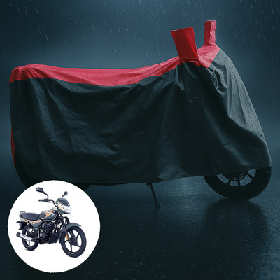 CODOKI Waterproof Two Wheeler Cover for Bajaj(CT 100, Grey, Red)