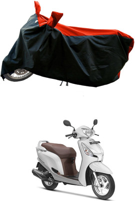 DeepShakshi AUTOMOTIVE Waterproof Two Wheeler Cover for Honda(Aviator, Red)