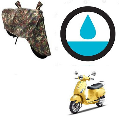 DeepShakshi AUTOMOTIVE Waterproof Two Wheeler Cover for Piaggio(Vespa SXL, Multicolor)