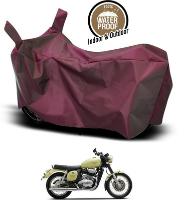 SEBONGO Waterproof Two Wheeler Cover for Universal For Bike(Maroon)