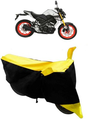 GANPRA Two Wheeler Cover for Yamaha(MT 15 New, Black, Yellow)