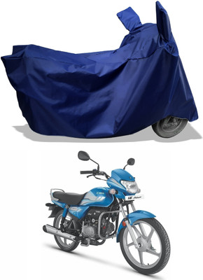 Amexride Two Wheeler Cover for Hero(MotoCorp HF Deluxe, Blue)