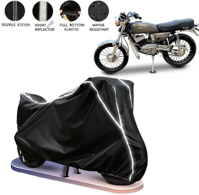 AutoGalaxy Two Wheeler Cover for Yamaha(RX 100, Black, White)