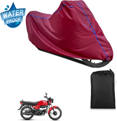 GOSHIV-car and bike accessories Waterproof Two Wheeler Cover for Hero(HF Dawn BS6, Maroon)