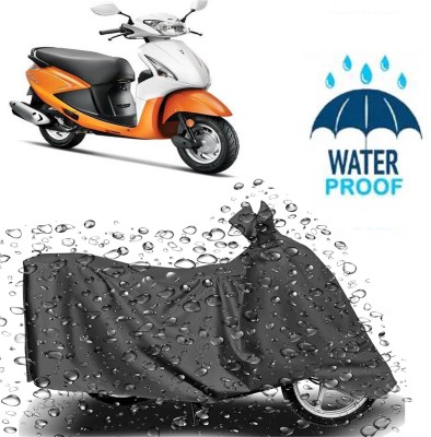 ROYAL AUTO MART Waterproof Two Wheeler Cover for Hero(Pleasure, Grey)