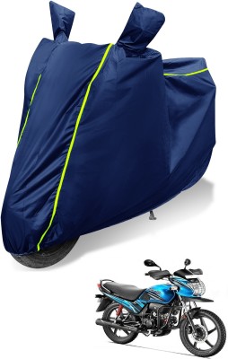 Auto Hub Waterproof Two Wheeler Cover for Hero(Passion Pro, Blue)