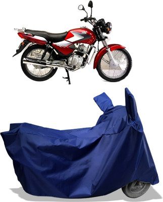 Amexride Two Wheeler Cover for TVS(Star, Blue)