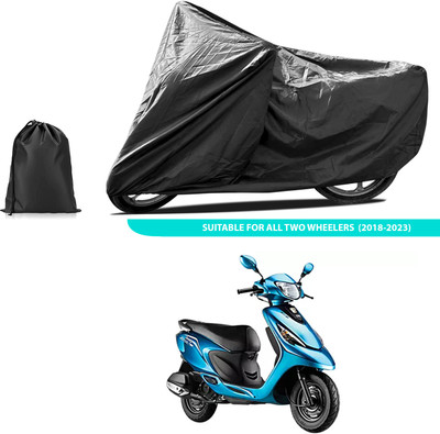 CODOKI Two Wheeler Cover for TVS(Scooty Zest, Black)