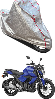 AutoGalaxy Waterproof Two Wheeler Cover for Yamaha(FZ-X, Silver)