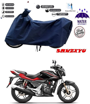 smwzxyu Waterproof Two Wheeler Cover for Hero(Passion Pro, Blue)