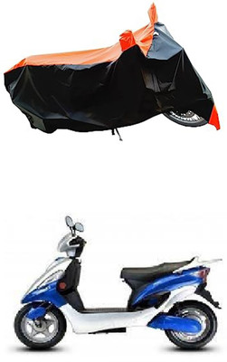VESMEI Two Wheeler Cover for Hero(Electric Maxi, Orange)